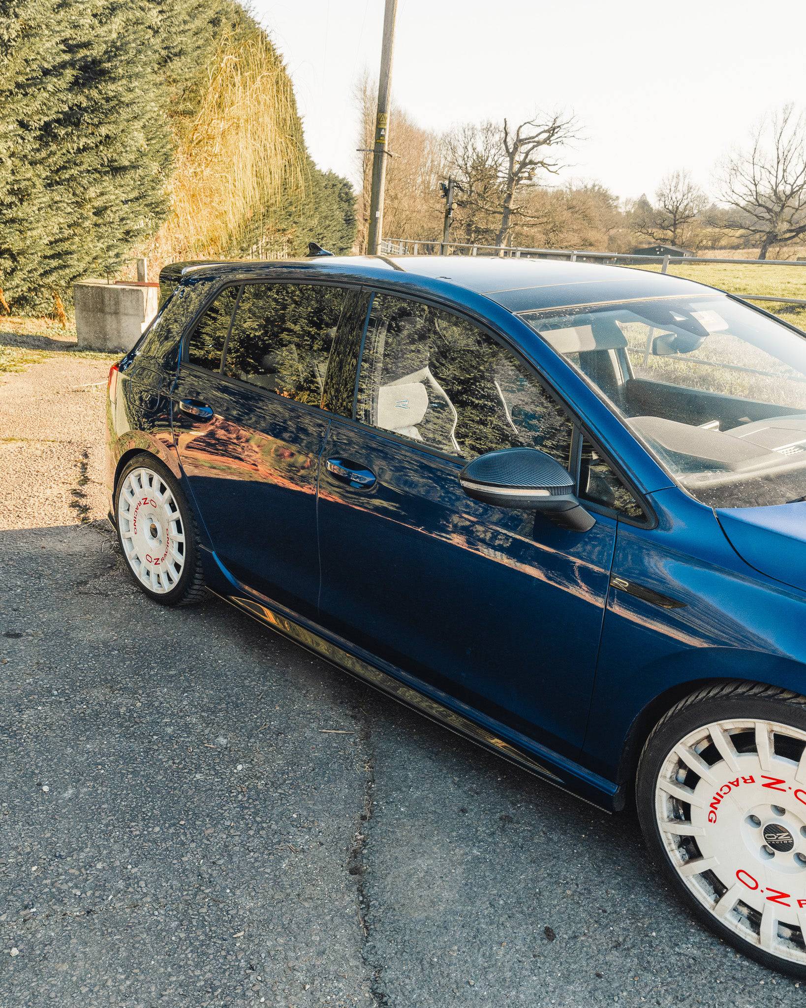 Volkswagen Golf R Mk8 Carbon Fibre ID-01 Side Skirts by FORM (2020+) FORM Industries