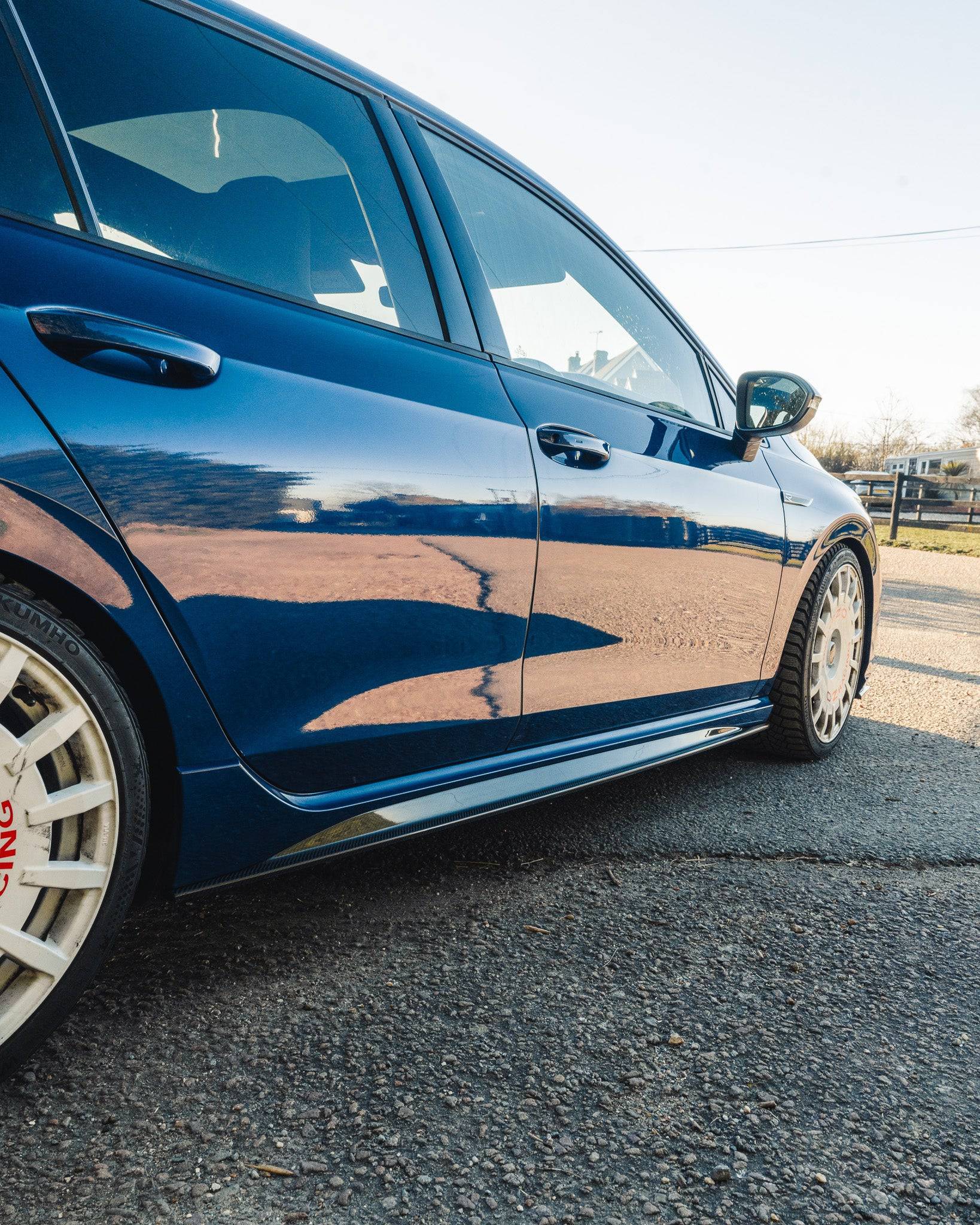 Volkswagen Golf R Mk8 Carbon Fibre ID-01 Side Skirts by FORM (2020+) FORM Industries
