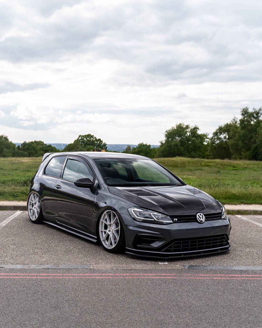 VW Golf, Golf GTI & Golf R Mk7 & Mk7.5 Carbon Fibre Front Bonnet by FORM (2013-2020) FORM Industries