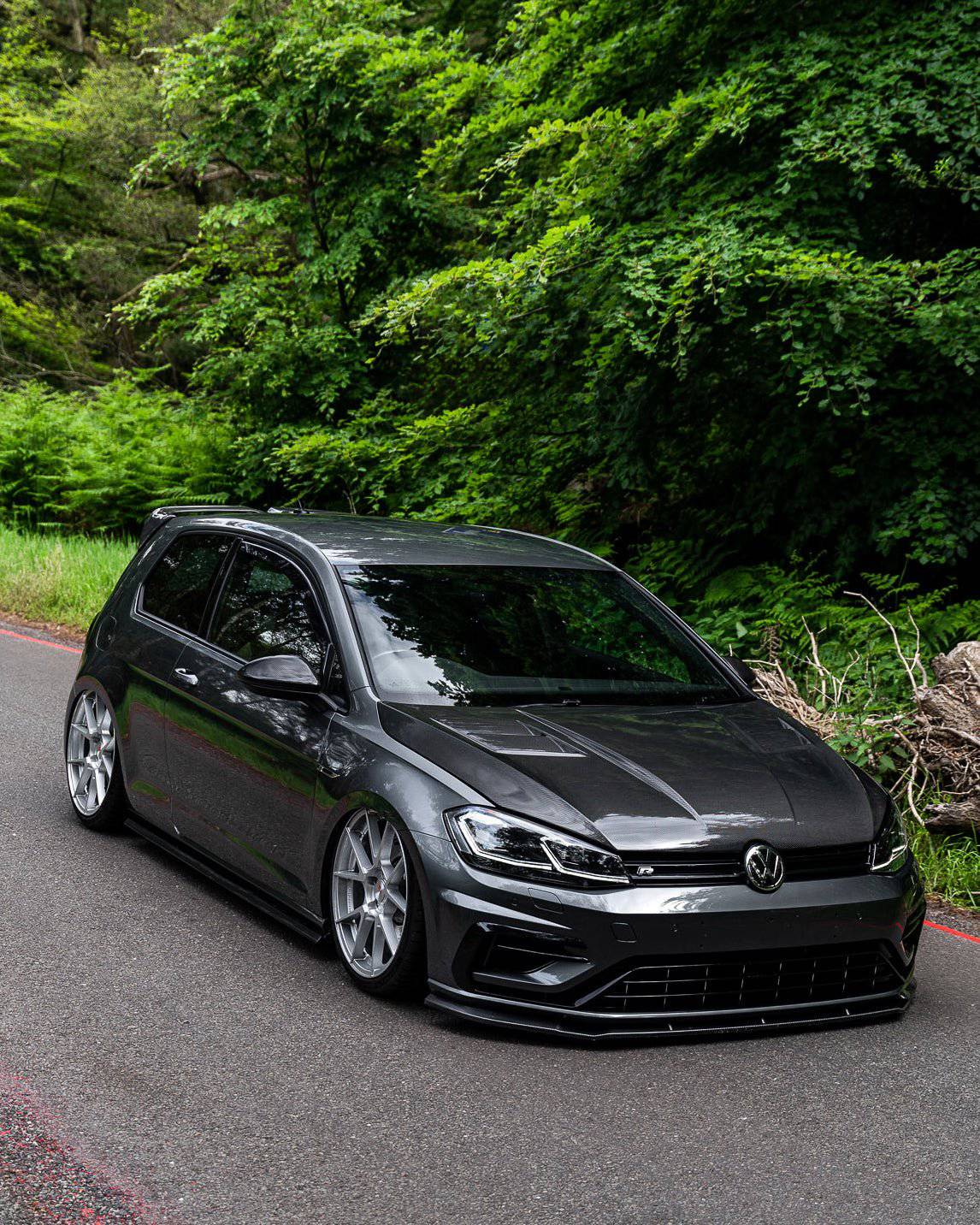 VW Golf, Golf GTI & Golf R Mk7 & Mk7.5 Carbon Fibre Front Bonnet by FORM (2013-2020) FORM Industries