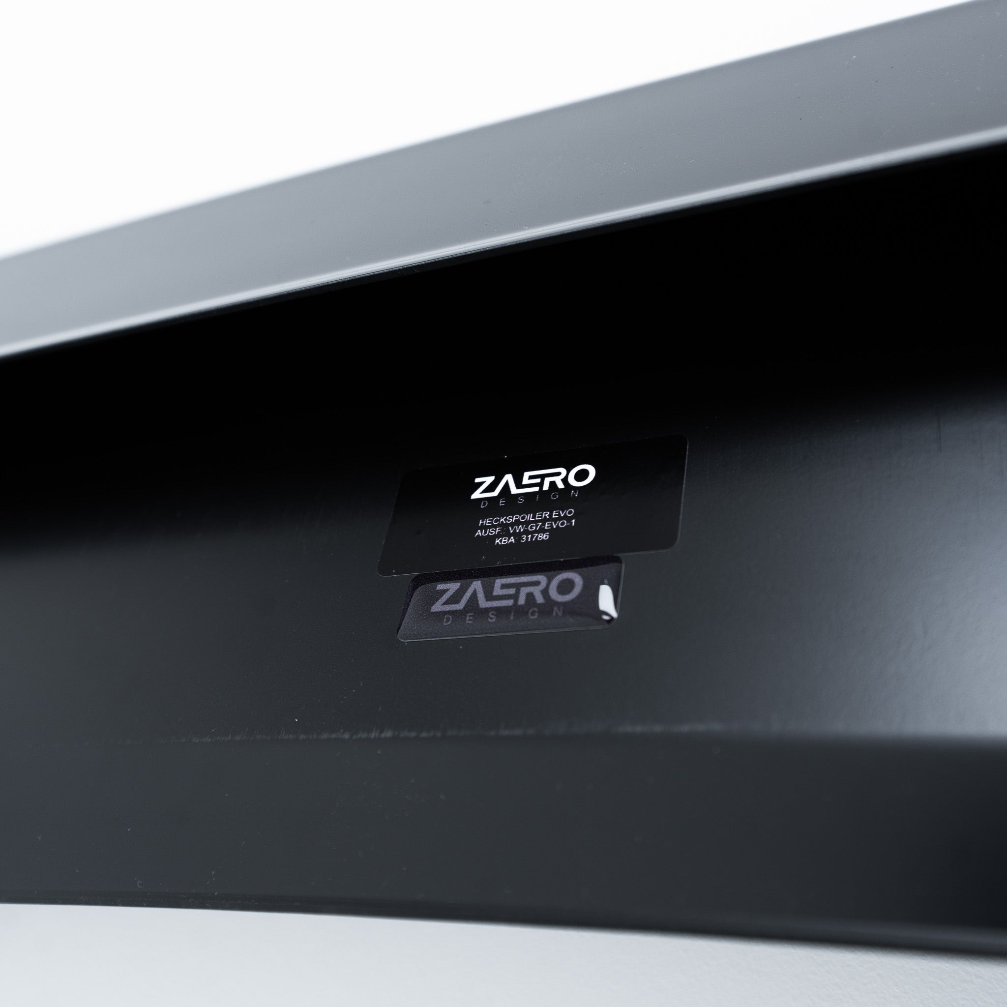 VW Golf, Golf GTI & Golf R Mk7 / Mk7.5 EVO-1 Gloss Black Rear Spoiler by ZAERO (2013-2020)