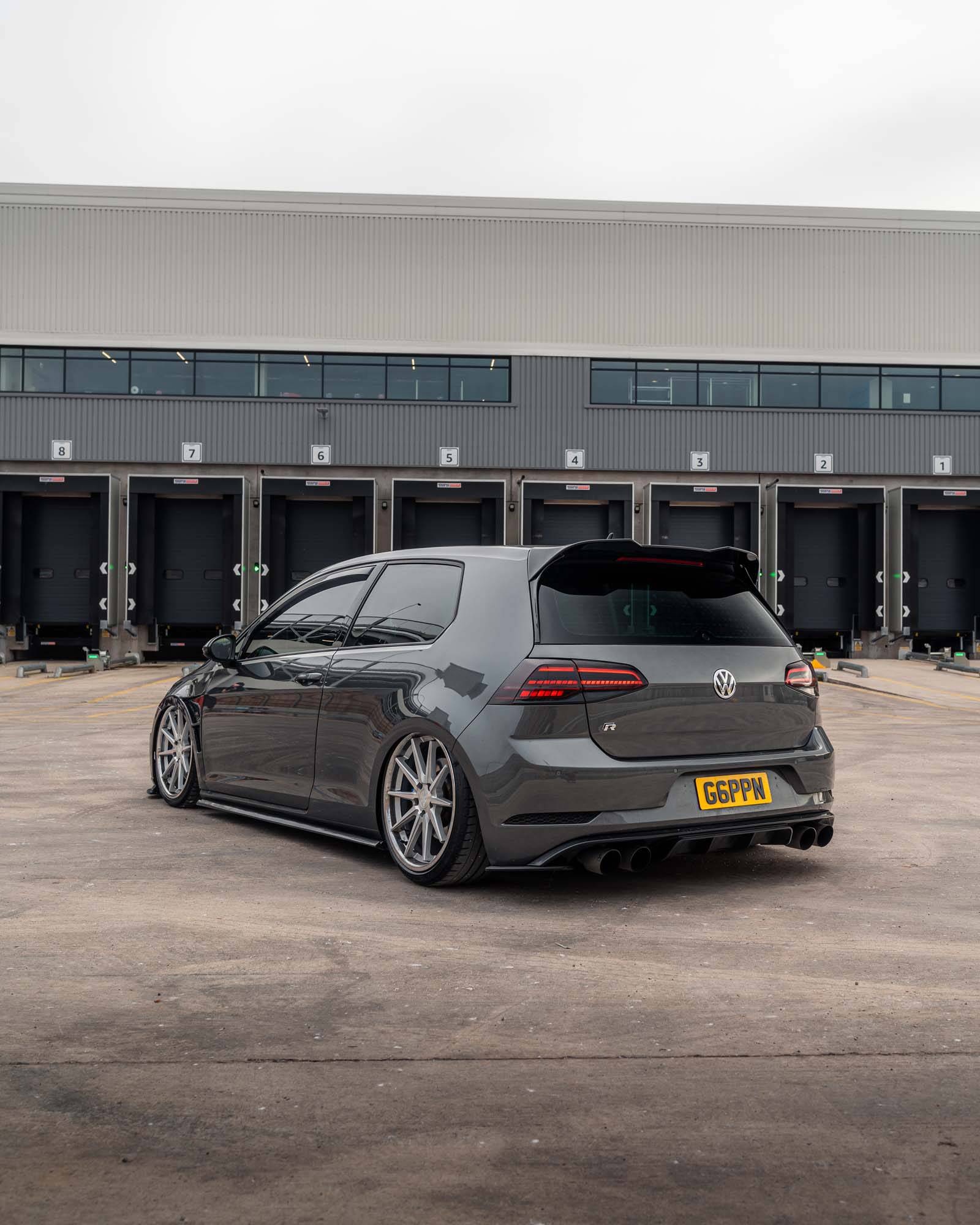VW Golf, Golf GTI & Golf R Mk7 / Mk7.5 EVO-1 Gloss Black Rear Spoiler by ZAERO (2013-2020)