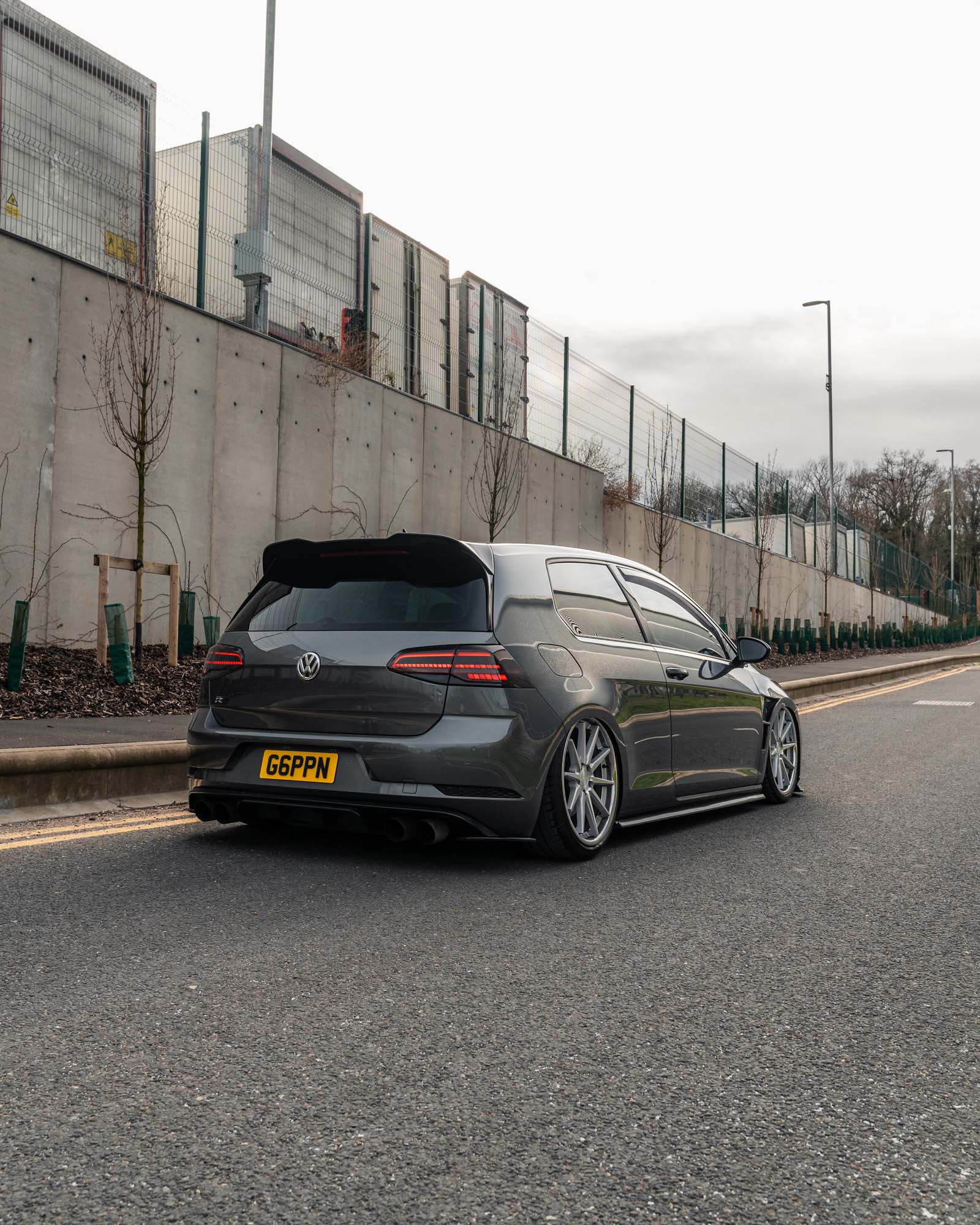 VW Golf, Golf GTI & Golf R Mk7 / Mk7.5 EVO-1 Gloss Black Rear Spoiler by ZAERO (2013-2020)