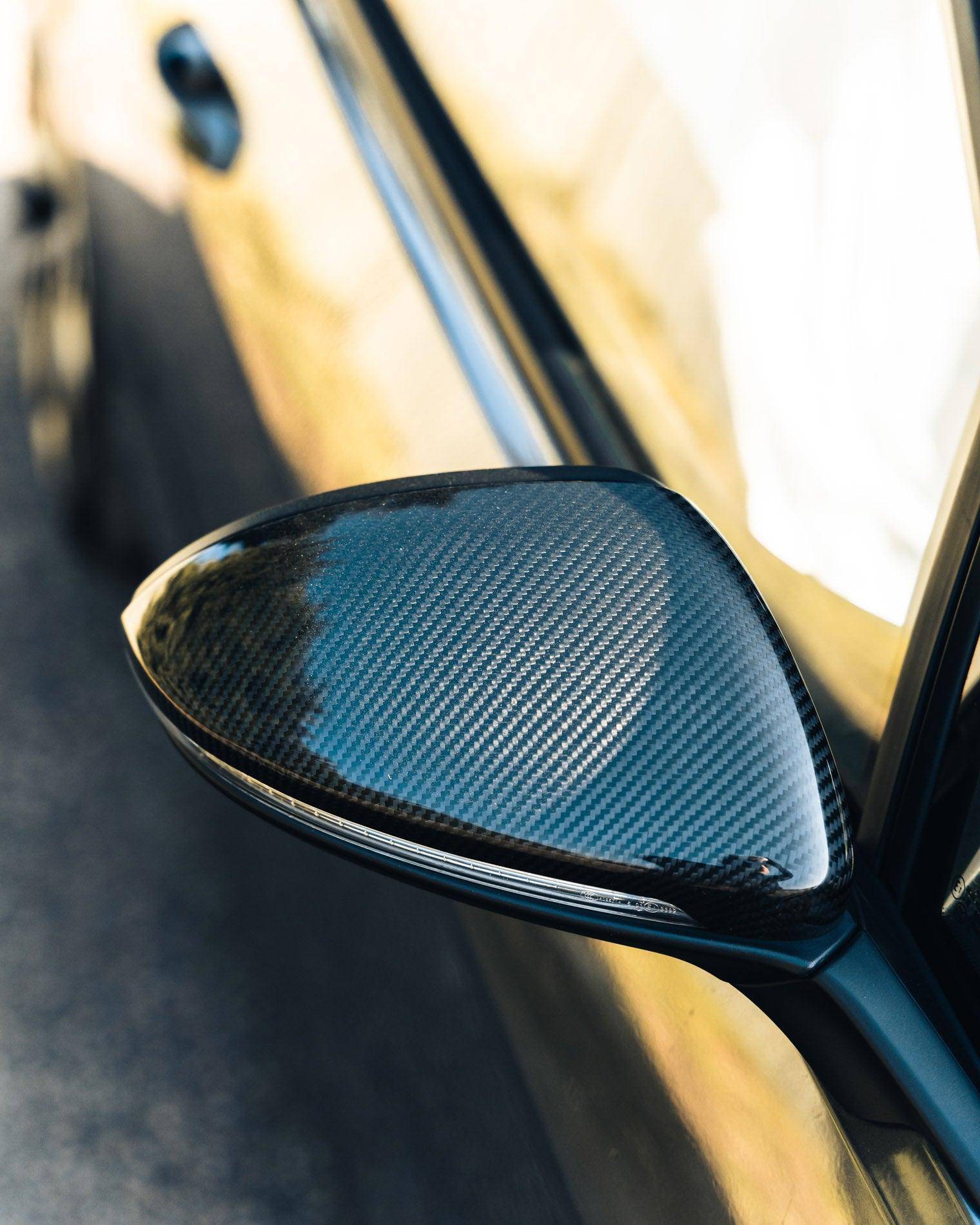 VW Golf, Golf GTI & Golf R Mk7 / Mk7.5 Pre-Preg Carbon Fibre Wing Mirror Covers by FORM (2013-2020) FORM Industries