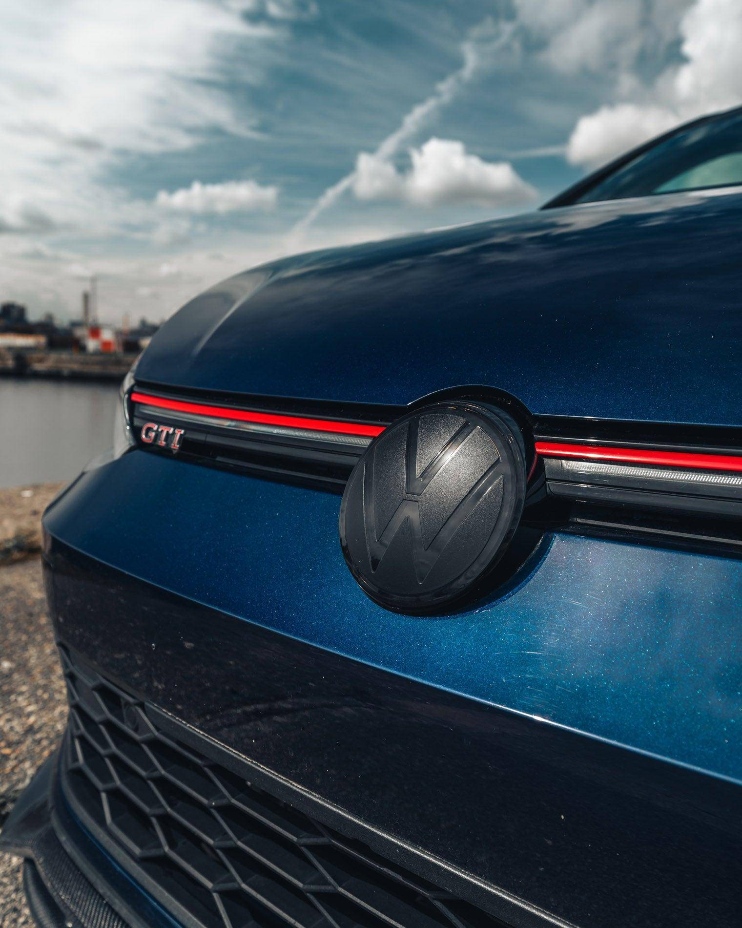 VW Golf / Golf GTI / Golf R Mk8 & Mk8.5 Blackout Badges Front & Rear Set by FORM (2019+) FORM Industries