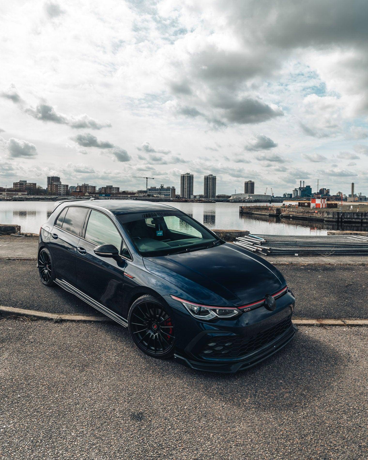 VW Golf / Golf GTI / Golf R Mk8 & Mk8.5 Blackout Badges Front & Rear Set by FORM (2019+) FORM Industries