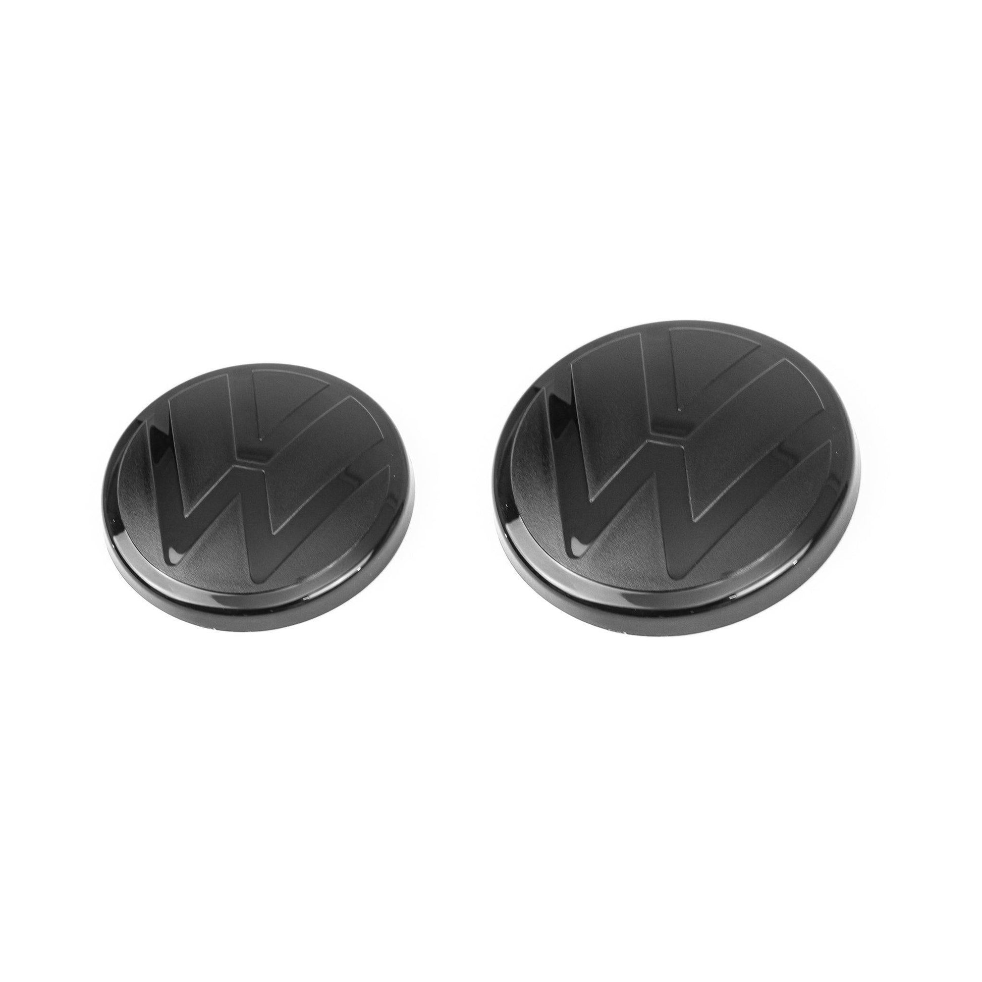 VW Golf / Golf GTI / Golf R Mk8 & Mk8.5 Blackout Badges Front & Rear Set by FORM (2019+) FORM Industries
