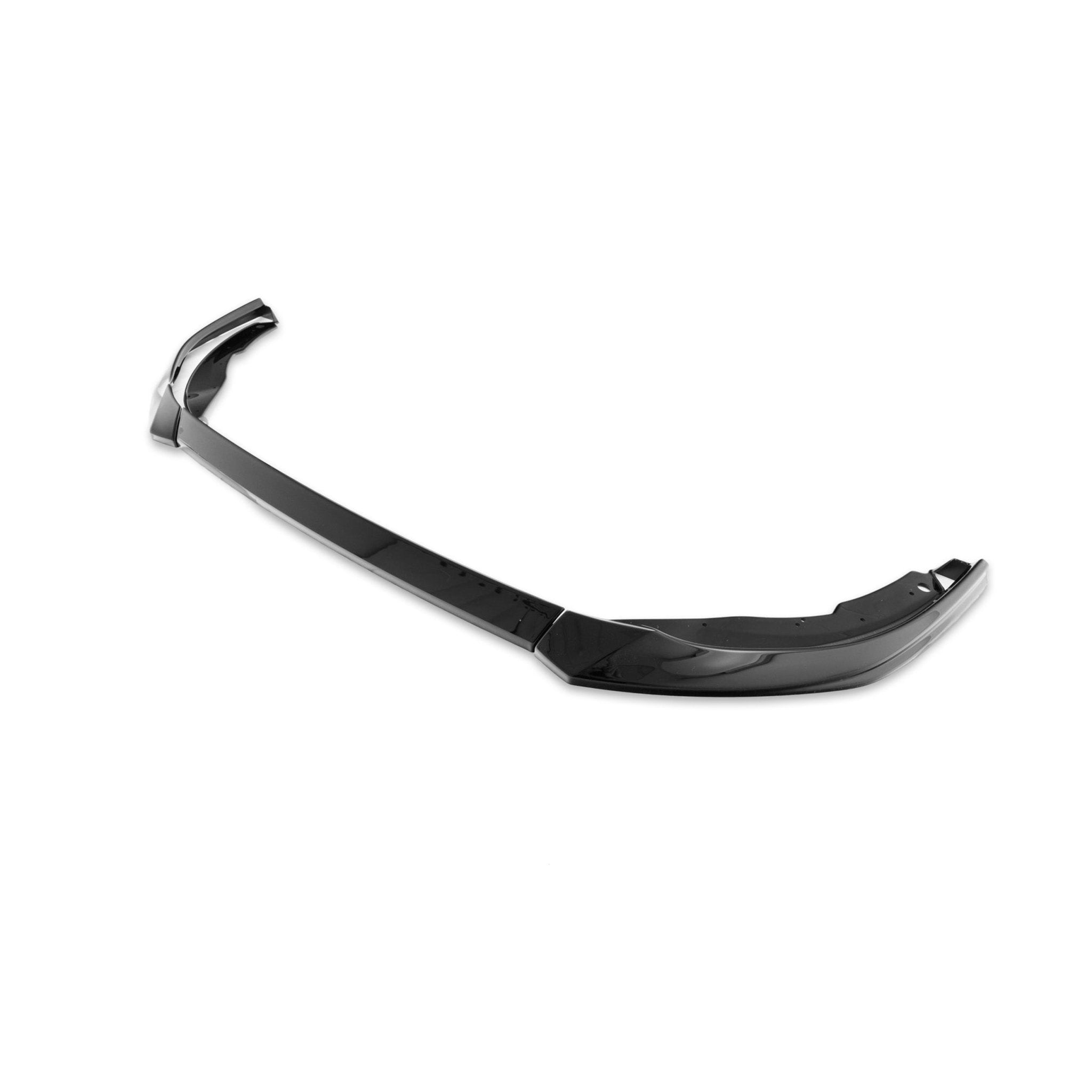 VW Golf GTI Clubsport Mk8 EVO-1 Gloss Black Front Splitter by ZAERO (2020+)