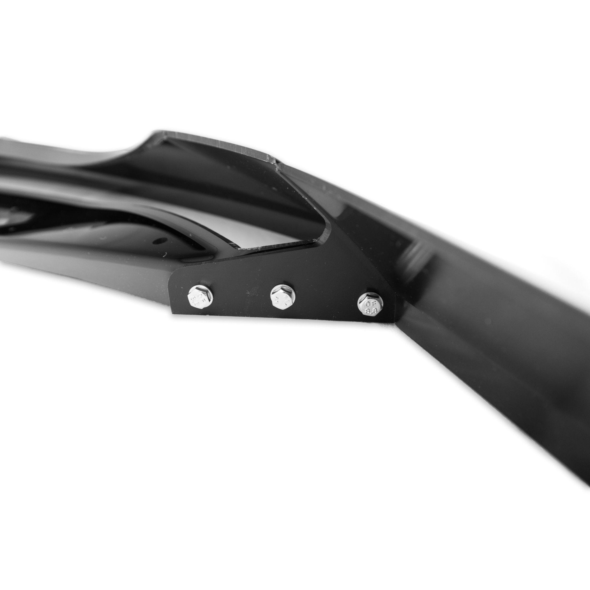 VW Golf GTI Clubsport Mk8 EVO-1 Gloss Black Front Splitter by ZAERO (2020+)