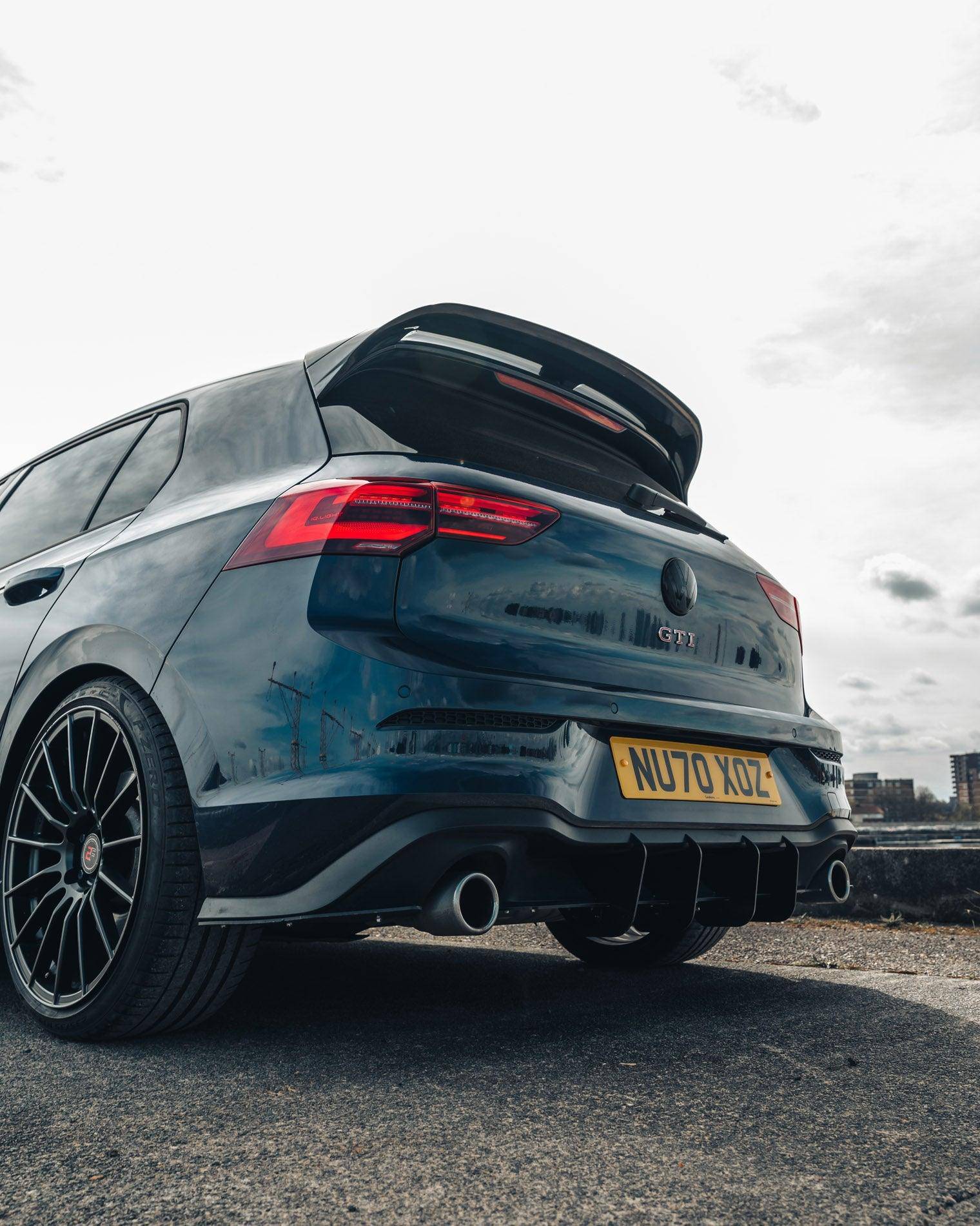 VW Golf GTI Mk8 Gloss Black Clubsport Rear Spoiler by FORM (2019+) FORM Industries