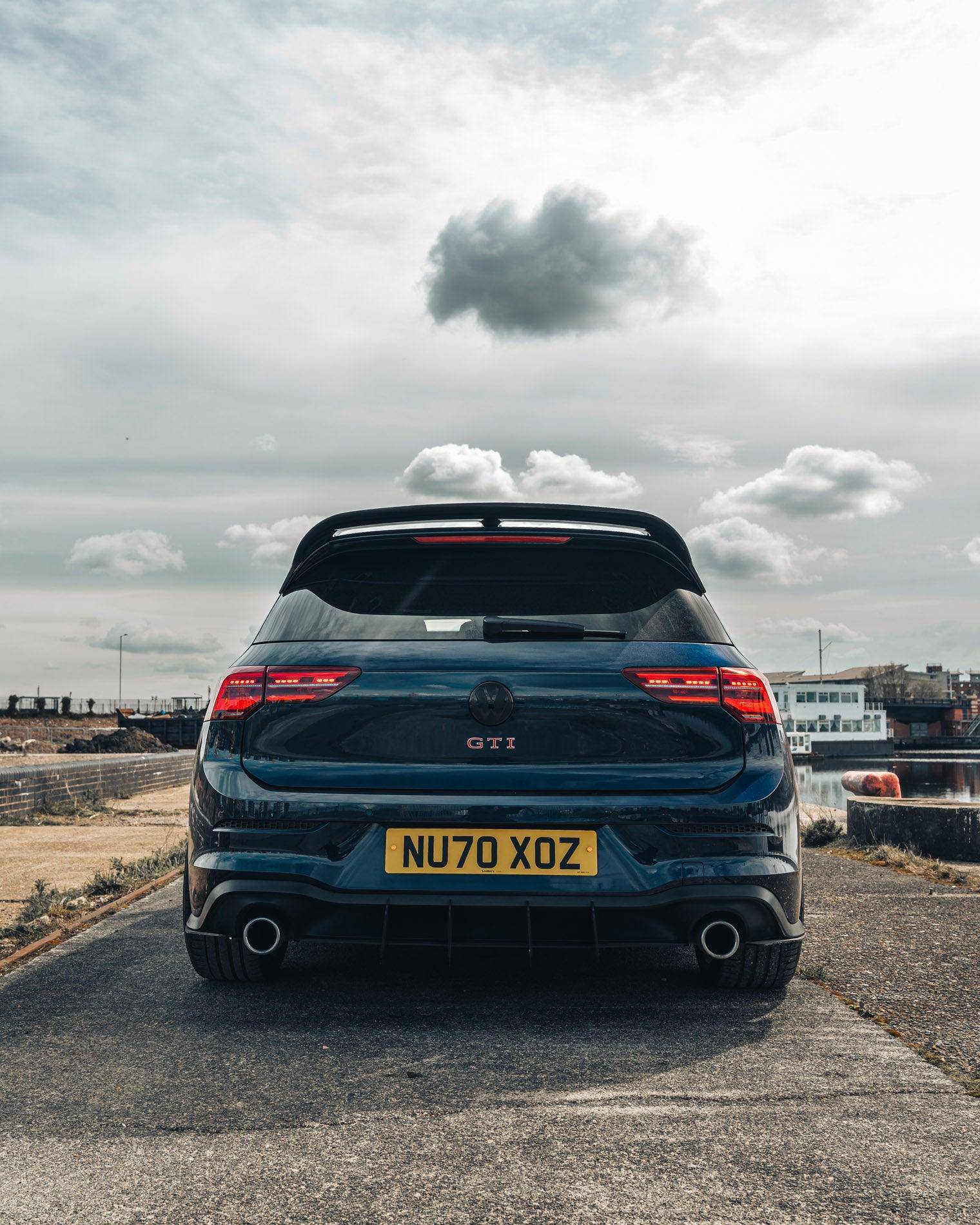 VW Golf GTI Mk8 Gloss Black Clubsport Rear Spoiler by FORM (2019+) FORM Industries