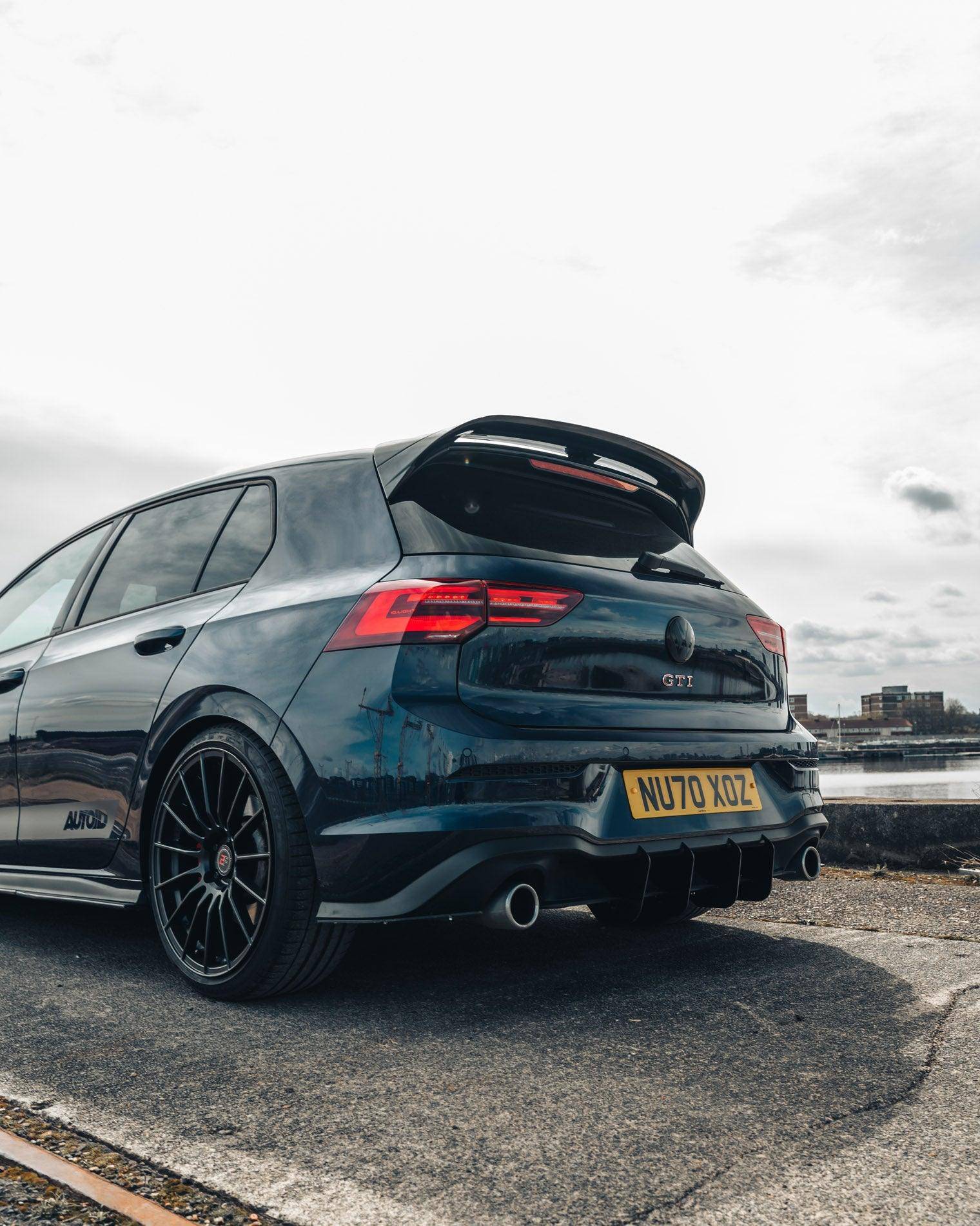 VW Golf GTI Mk8 Gloss Black Clubsport Rear Spoiler by FORM (2019+) FORM Industries