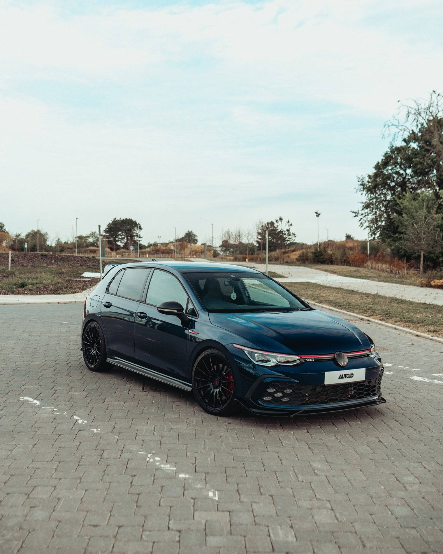 VW Golf GTI Mk8 & Mk8.5 Gloss Black Side Skirts by FORM (2019+) FORM Industries