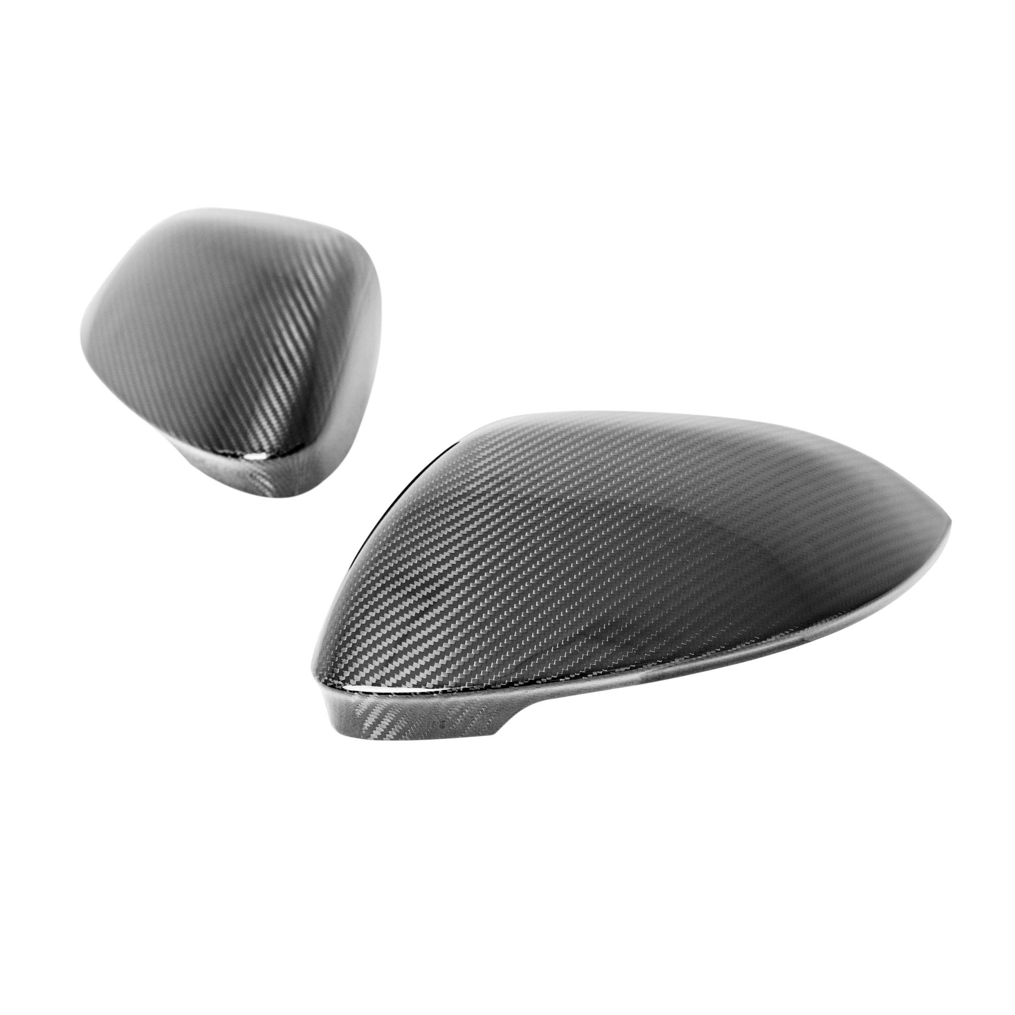 VW Golf / Golf GTI / Golf R Mk8 & Mk8.5 Pre-Preg Carbon Fibre Wing Mirror Covers by FORM (2019+)