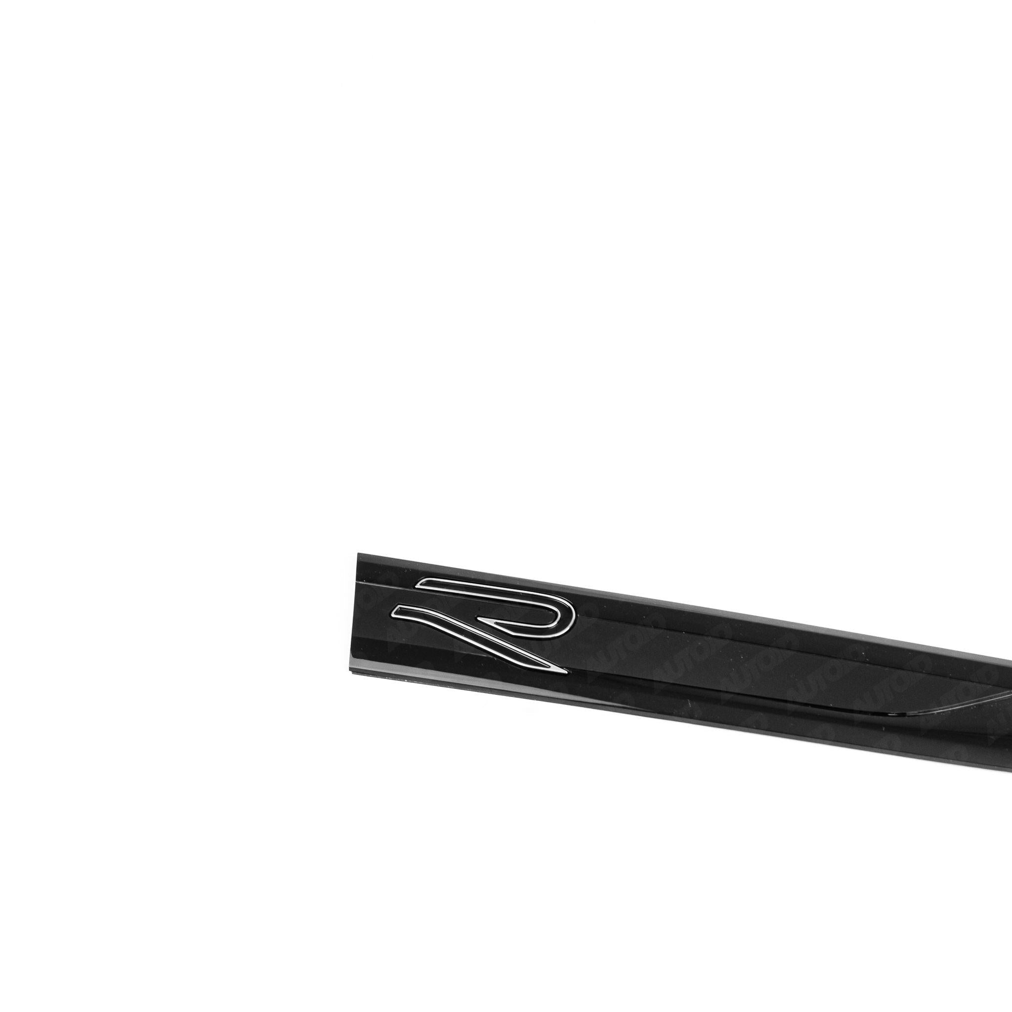 VW Golf R Gloss Black Side Fender Trims by FORM (2017-2020, Mk7.5) FORM Industries