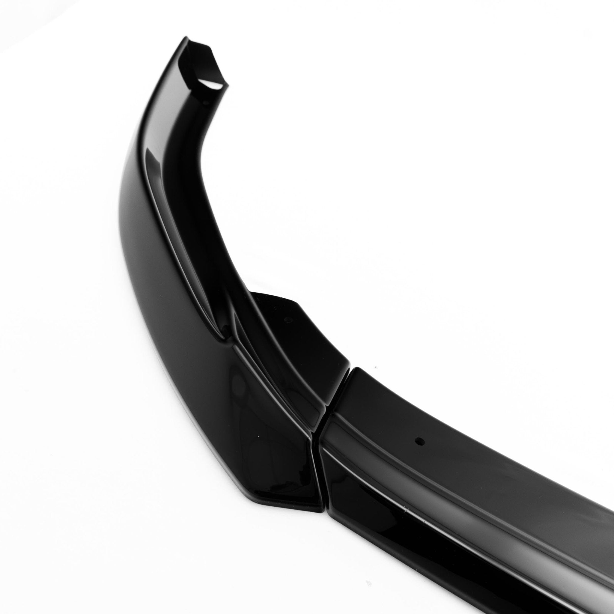 VW Golf R Mk8 EVO-1 Gloss Black Front Splitter by ZAERO (2020-2024)