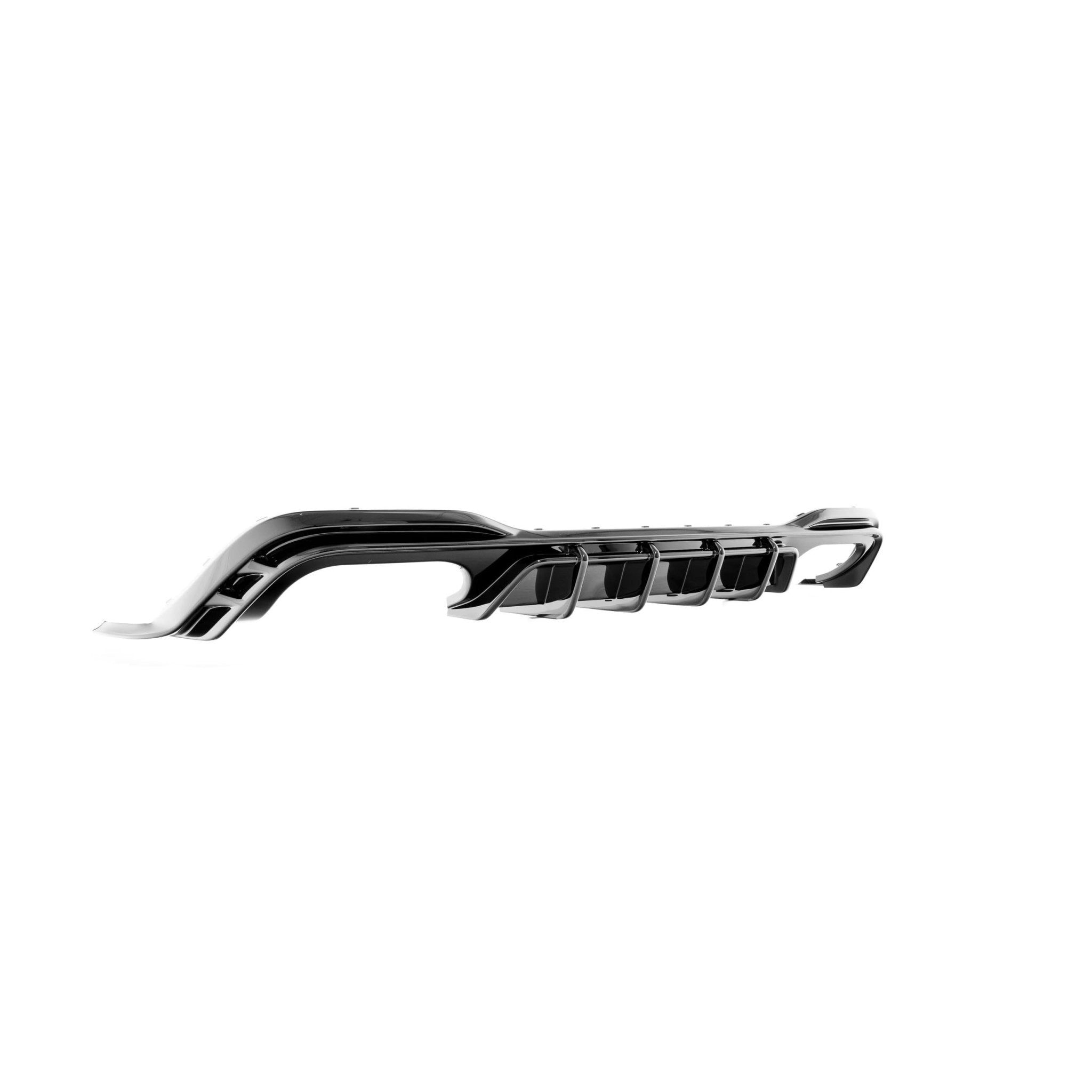 VW Golf R Mk8 & Mk8.5 EVO-1 Gloss Black Rear Diffuser by ZAERO (2020+)