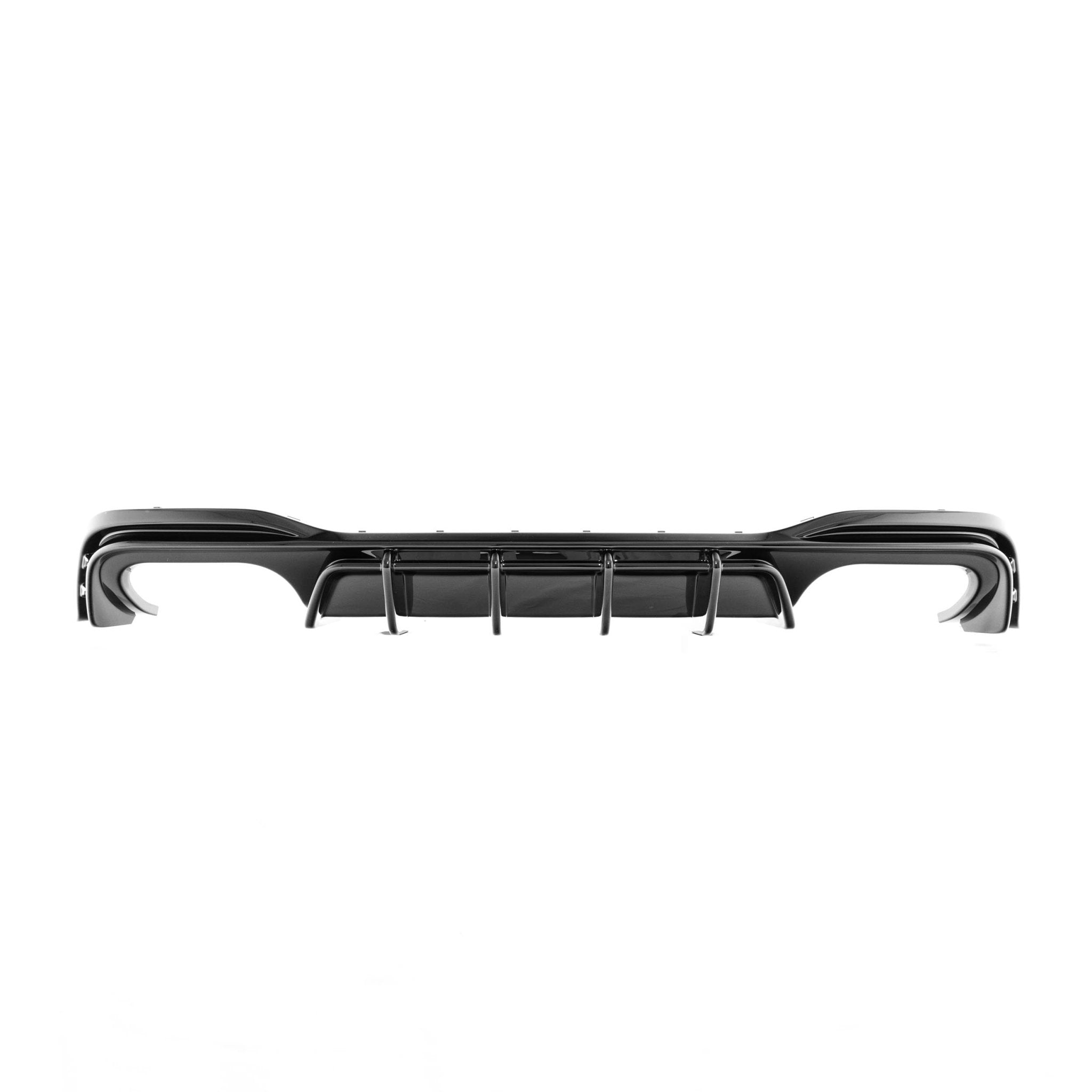 VW Golf R Mk8 & Mk8.5 EVO-1 Gloss Black Rear Diffuser by ZAERO (2020+)