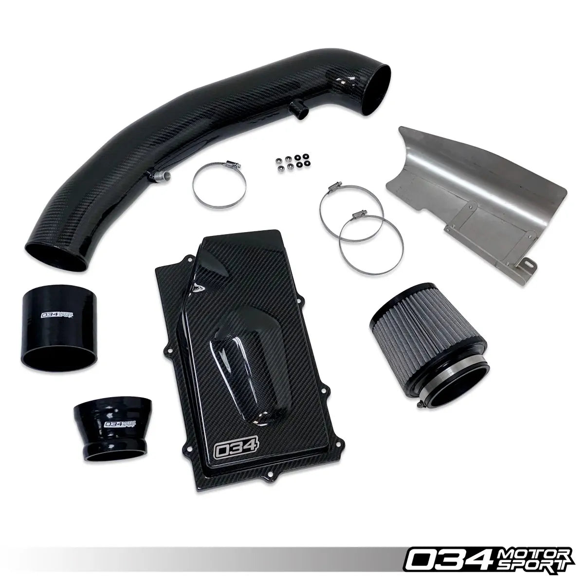 034Motorsport X34 4 Carbon Fiber Closed-Top Cold Air Intake System Audi TT RS & RS3 2.5 TFSI EVO