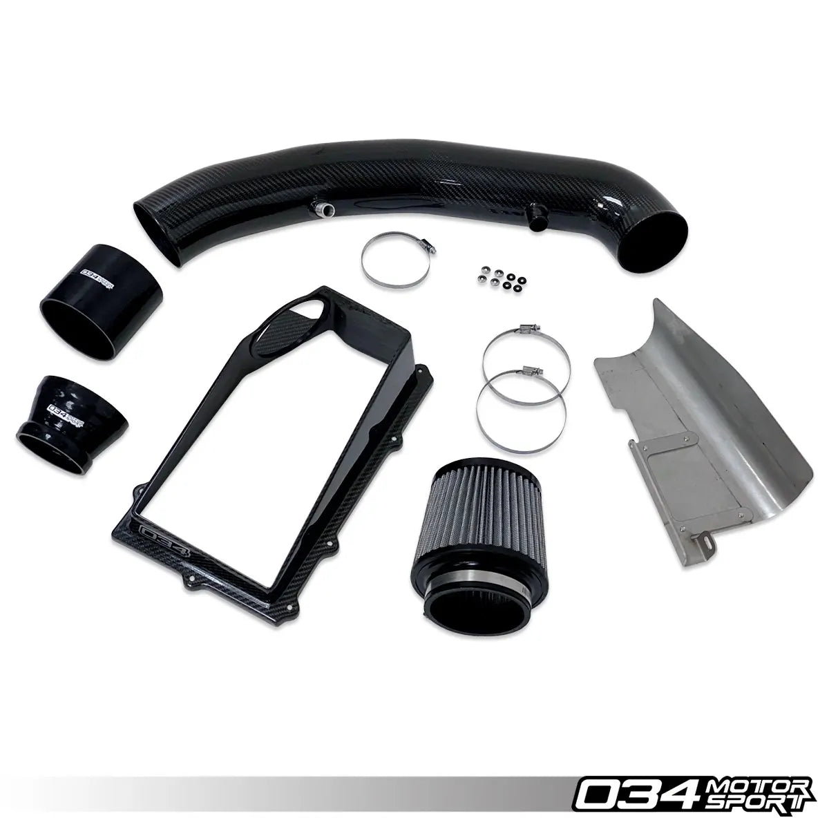 034Motorsport X34 4 Carbon Fiber Open-Top Cold Air Intake System Audi TT RS & RS3 2.5 TFSI EVO