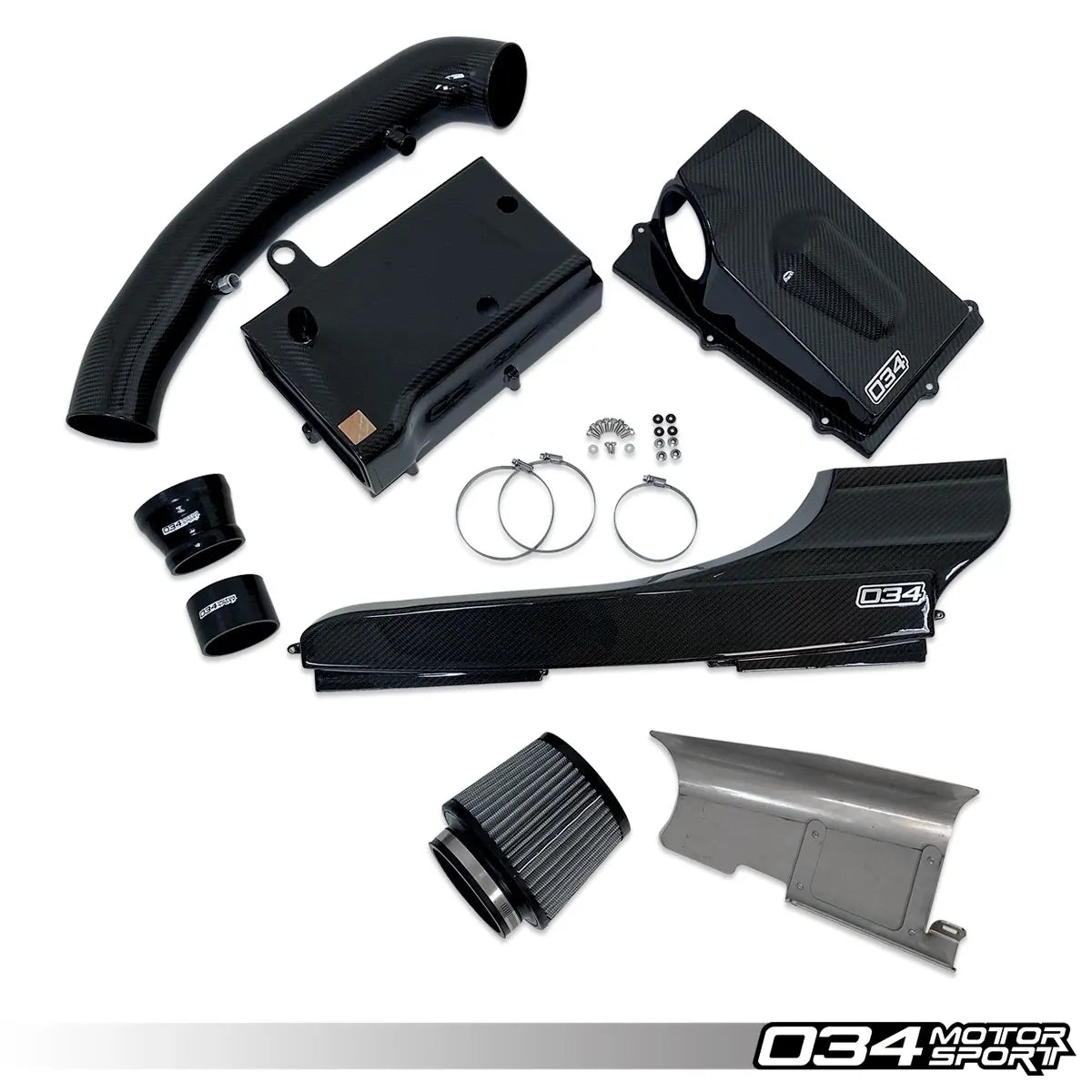034Motorsport X34 Carbon Fiber 4 Closed Top Intake Bundle Audi TT RS & RS3 2.5 TFSI EVO
