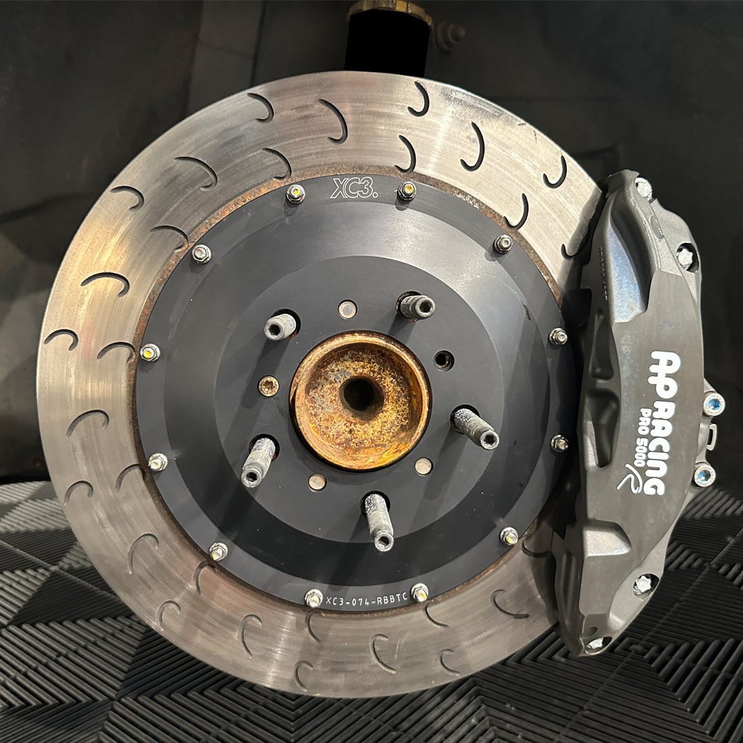 BMW M3 E9X / E92 BTCC Brake Upgrade Kit Caliper Carrier & Rotor Bell AP Racing CP9660 | XC3 Engineering